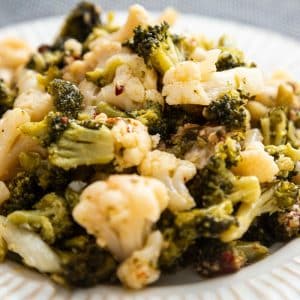 Brócoli y coliflor a la bilbaína