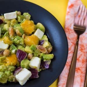 Ensalada balsámica de aguacate y mango_2