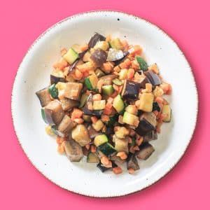 Guarnición de verduras salteadas (200 g.)