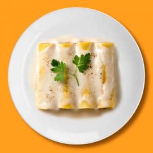 Canelones de rabo de toro al vino tinto (450 g.)