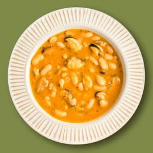 Potaje de alubias blancas con mejillones (400 g.)