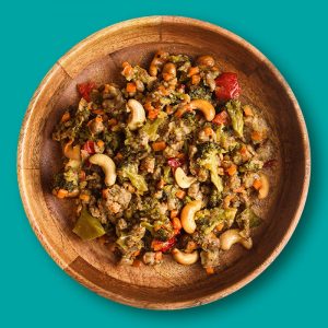 Wok de verduras con leggie (300 g.)