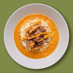 Arroz con leggie y curry (320 g.)