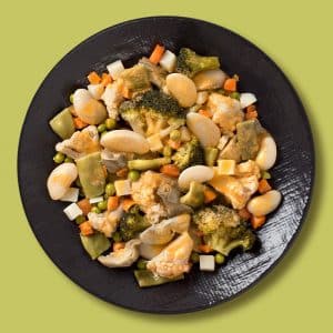 Menestra con romescu (400 g.)