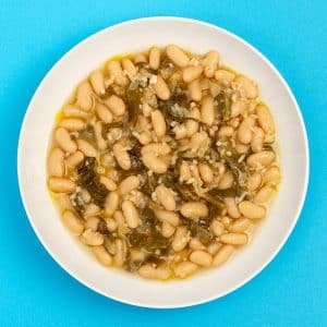 Guiso de alubias blancas con acelgas (350 g.)