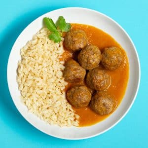Albóndigas de leggie con salsa cremosa (350 g.)